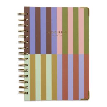 Undated 13 Month Planner - Bold Stripe