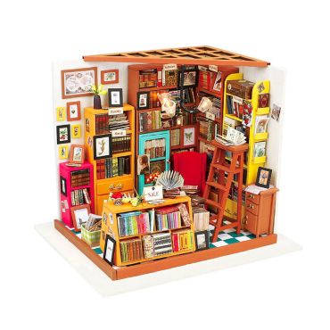 Rolife Sam's Study DIY Miniature House Kit