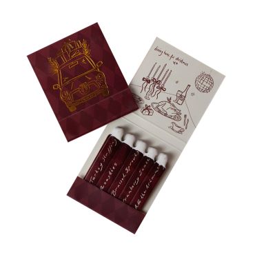 Zesty Lemons Matchbook - Driving Home for Christmas