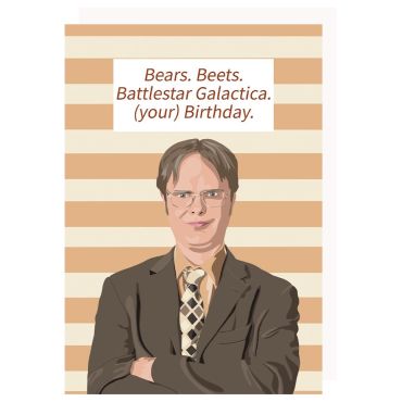 Dwight Schrute Birthday Card