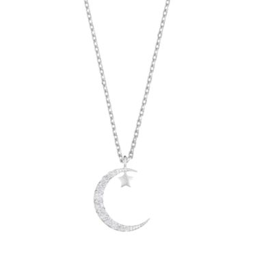 Estella Bartlett  Moon and Star Necklace
