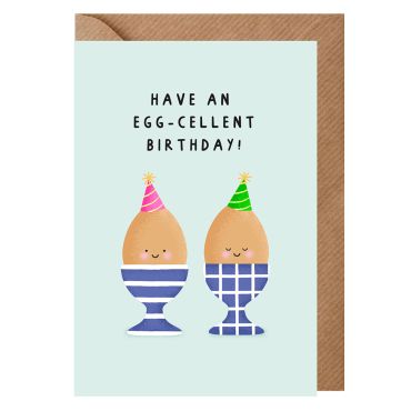Studio Mads Egg-cellent Birthday Card