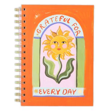 Eleanor Bowmer Grateful For Everyday A5 Notebook