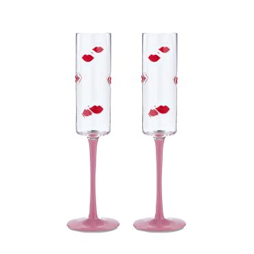 Eleanor Bowmer Set of 2 Lips Flutes