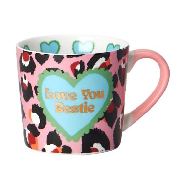Eleanor Bowmer Love You Bestie Mug