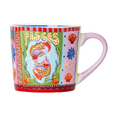 Eleanor Bowmer Pisces Zodiac Mug 