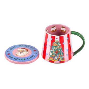 Eleanor Bowmer Christmas Mug & Coaster Set