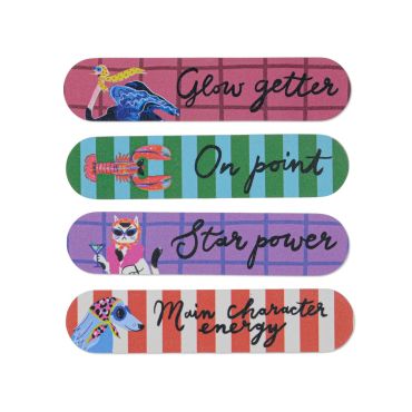HiJinx Set of 6 Emery Board Nail Files