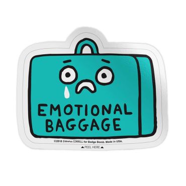 Big Sticker Emotional Baggage