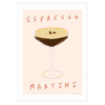 East End Prints Espresso Martini Time A3 Print