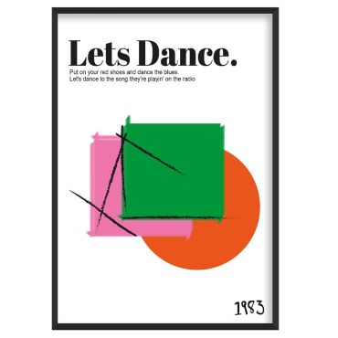 Let's Dance A3 Print Lifestyle