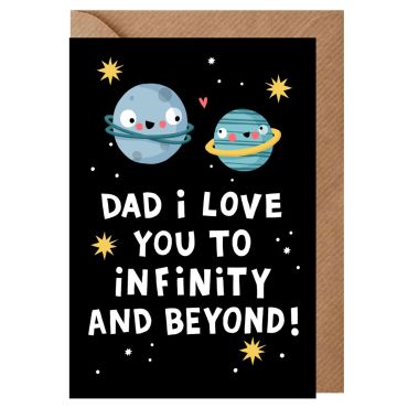 Infinity & Beyond Father's Day Card