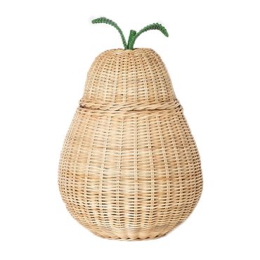 Pear Braided Storage Basket 
