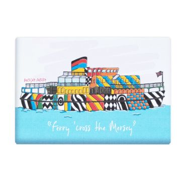 Moo & Snip Ferry Across The Mersey Fridge Magnet