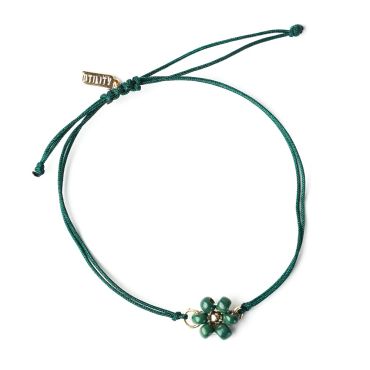 Flower Friendship Band - Green