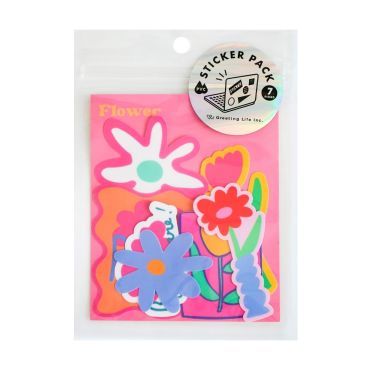 Greeting Life Sticker Pack - Flowers