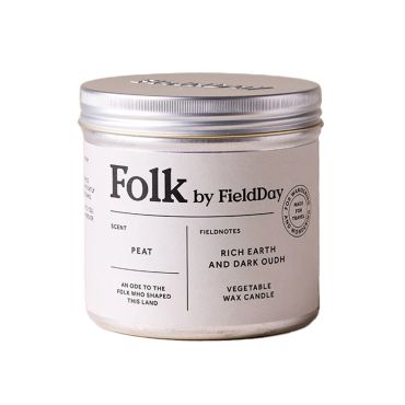 Folk by FieldDay Tin Candle - Peat
