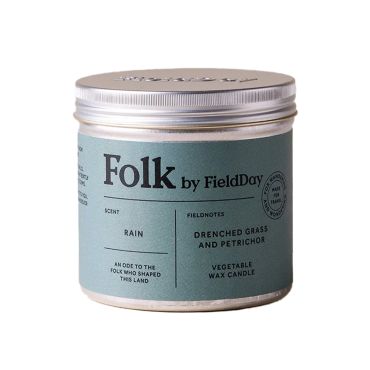 Folk by FieldDay Tin Candle - Rain