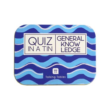 General Knowledge Quiz in a Tin