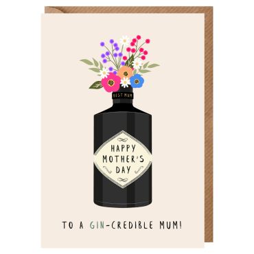 Gin-Credible Mother's Day Card