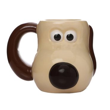 Half Moon Bay Aardman Gromit Head Shaped Mug