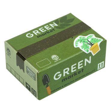 Haco Box of Stickers - Green Market