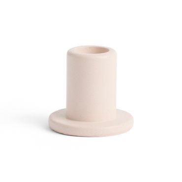 HAY Tube Candleholder Concrete - Light Pink
