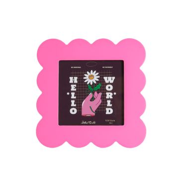 Petal Photo Frame 15x15cm - Pink