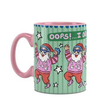 Hello Melody Oops Santa Christmas Mug