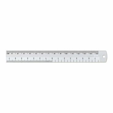Hightide Aluminium White Ruler