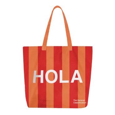 The General Classification Hola Tote Bag - Orange Stripe