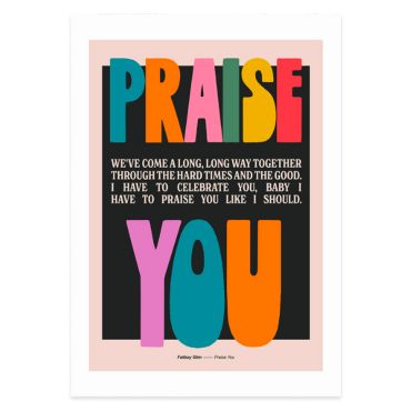 East End Prints Praise A3 Print