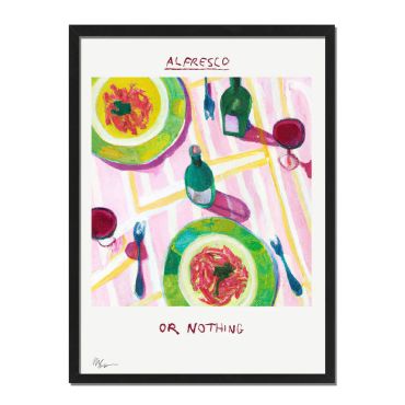 Alfesco or Nothing A3 Print