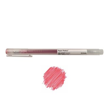 Paper Poetry Gel Pen - Red