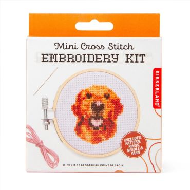 Mini Cross Stitch Kit - Dog