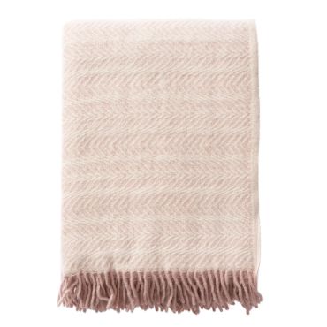 Klippan Alm Lambswool Throw, Pink