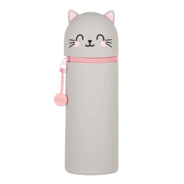 Legami Silicone Zip Pencil Case Kitty