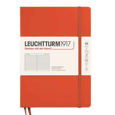 Leuchtturm A5 Ruled Notebook - Fox Red