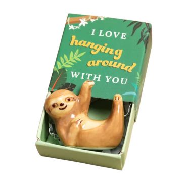 Lisa Angel Tiny Matchbox - 'Hanging Around With You' Sloth