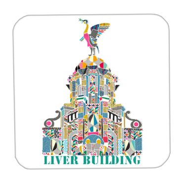 Tula Moon Liver Building Coaster