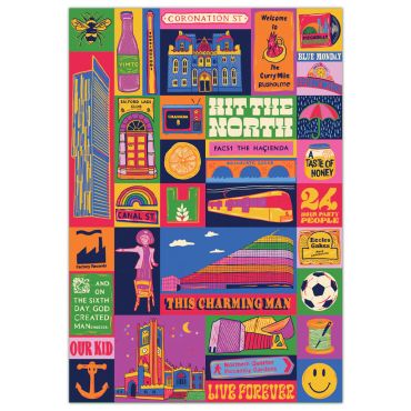 Lost Plots Manchester A3 Print