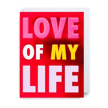 the Bold Love of My Life Card by Lagom