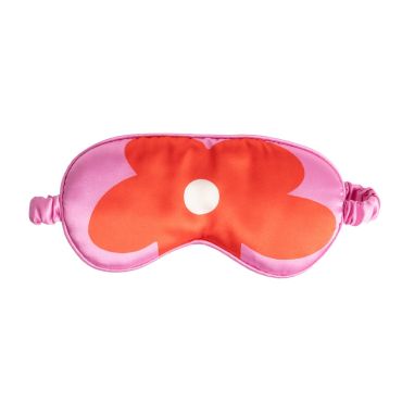 Helio Ferretti Macro Flower Pink & Red Eye Mask