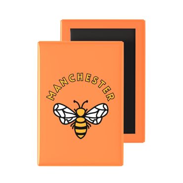 Manchester Bee Orange Fridge Magnet