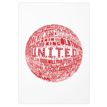 Man United A3 Print