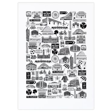 Martha Mitchell Manchester A3 Print