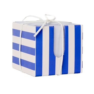 Blue Stripes Memo Block