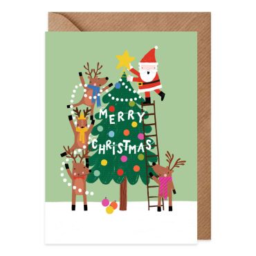 Christmas Tree Decorators Card