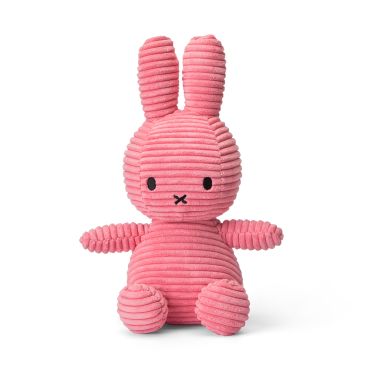 Bon Ton Toys x Miffy Corduroy Soft Toy - Bubblegum Pink