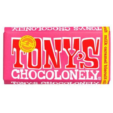 Tony's Chocolonely Milk Caramel Biscuit Chocolate